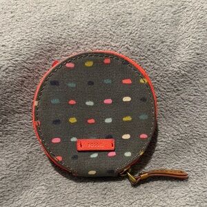 Fossil Polka Dot Coin Purse